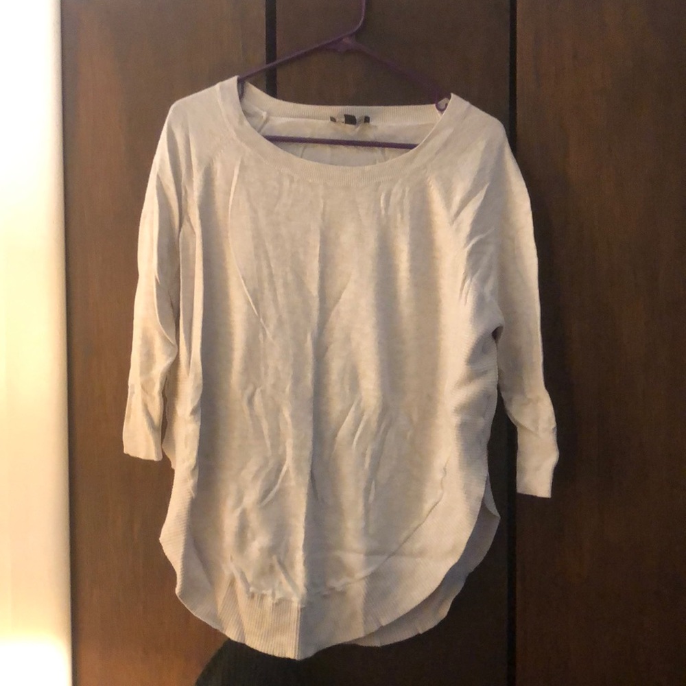 Express cream colored sweater